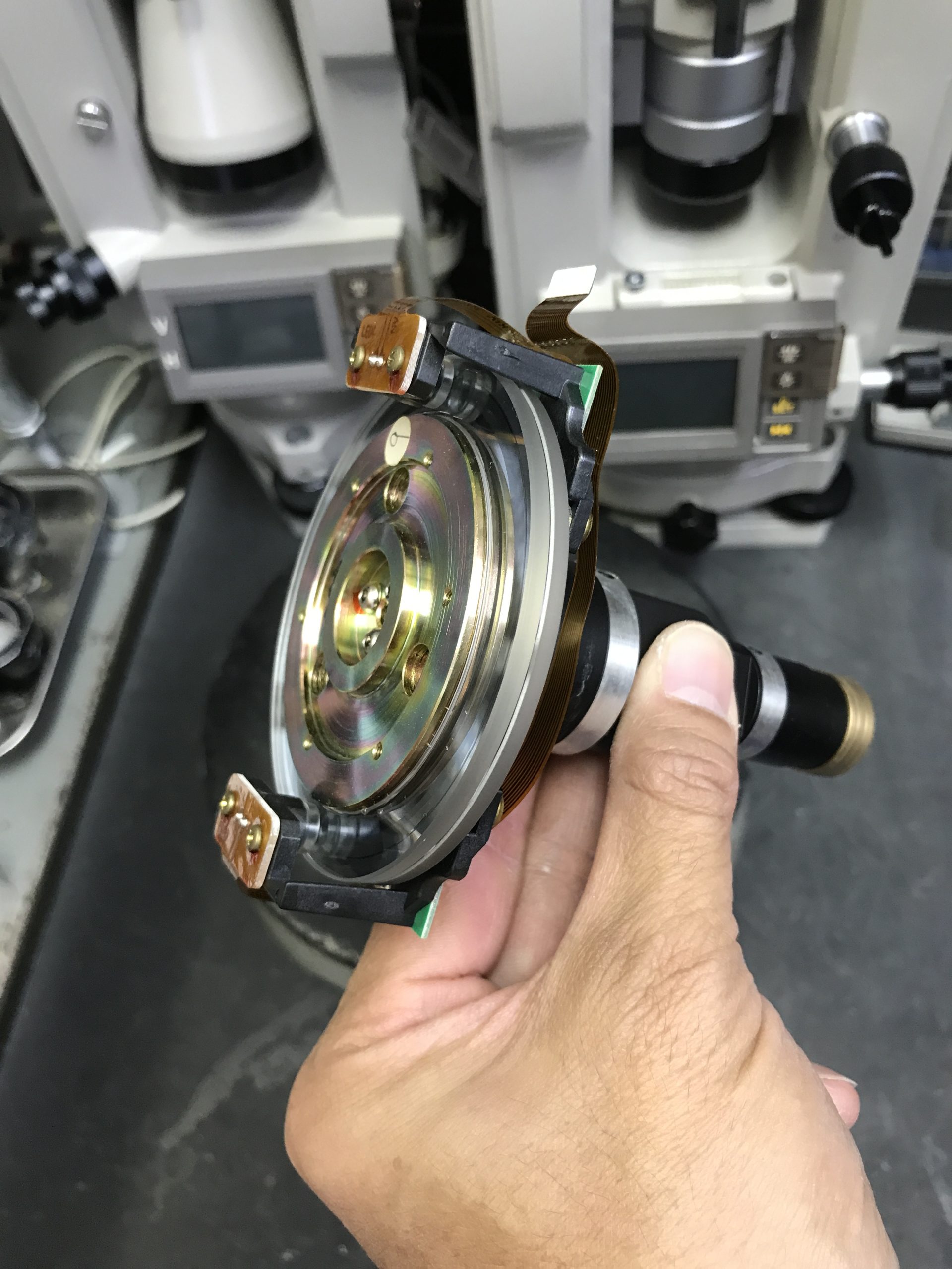 ソキア デジタルセオドライトDT5AS 高度角読み取りエラーの修理